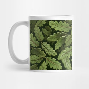 Green Leaves Pattern 20 Mug